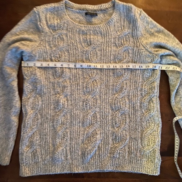 Gray Cable Knit Sweater - Picture 2 of 2